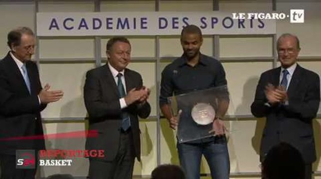 Tony Parker honoré par l'Académie des Sports