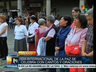En México se celebró el Día internacional de la Paz