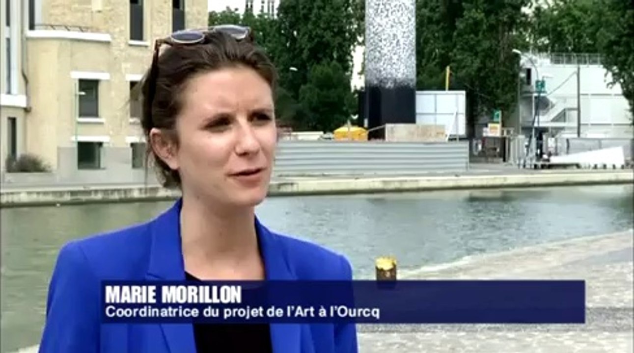 France 3 le 19 20 juillet 2014 De l'art à l'Ourcq Eté du canal 2014