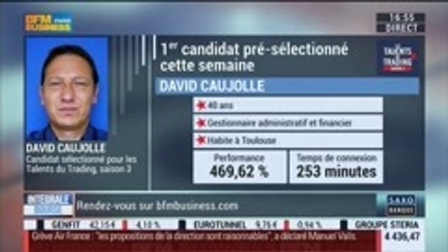 Les Talents du Trading, saison 3: David Caujolle et Fabrice Pelosi, dans Intégrale Bourse – 22/09