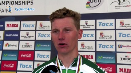 Mondiaux - Ponferrada 2014 : Ryan Mullen échoue d'une demie seconde dans le chrono' Espoirs