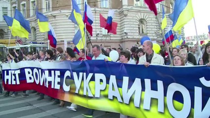 Manifestation à Moscou contre la politique du Kremlin