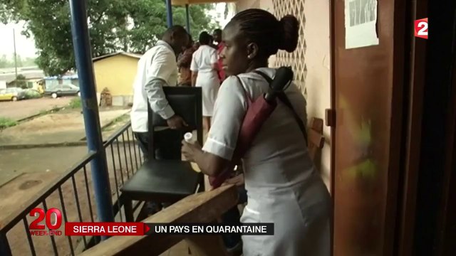 Ebola : la population confinée à Freetown en Sierra Leone
