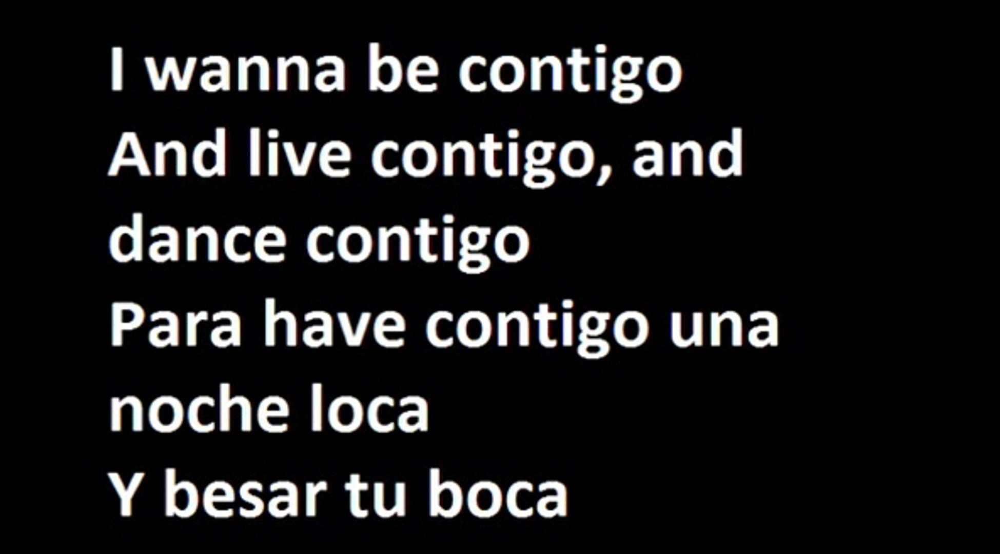 Enrique Iglesias ~ Bailando ~ Version English ~ Lyrics - video Dailymotion