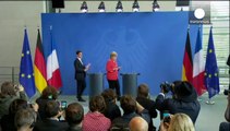 اولین دیدار رسمی نخست وزیر فرانسه با صدر اعظم آلمان