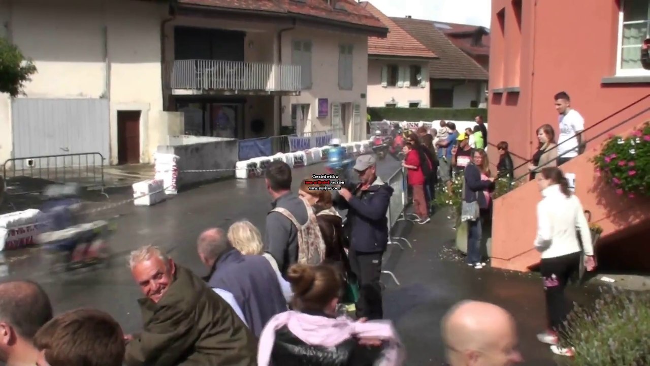 Chute chessel manche 2 Championnat Suisse pocket-bike Elite