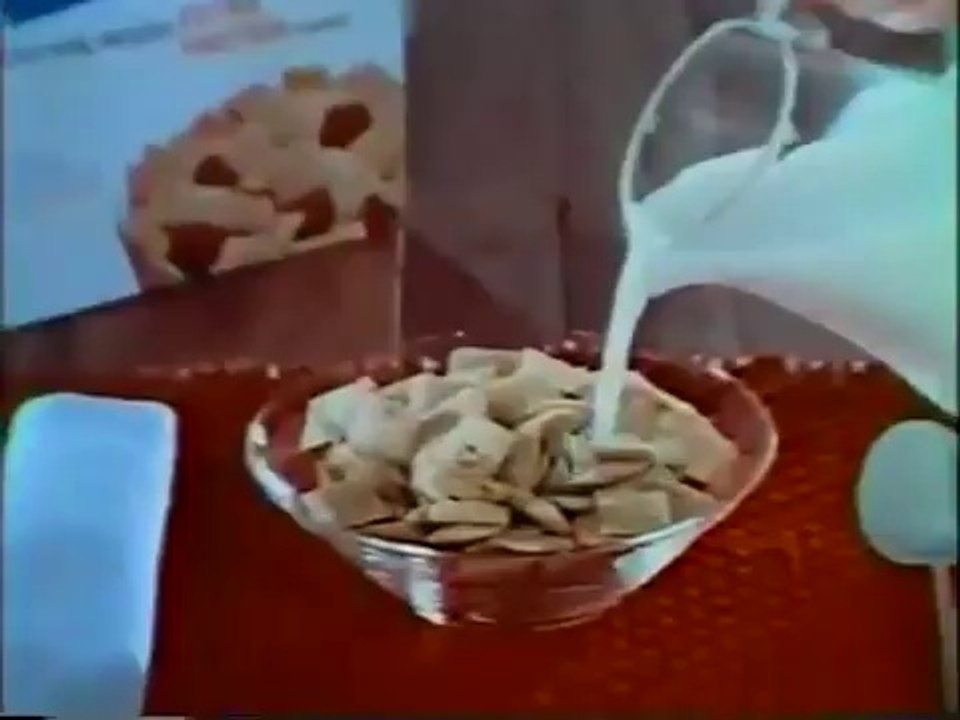 Vintage 1960's Life Cereal TV commercial with a young upside down gymnast portraying the consumer