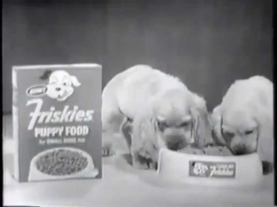 VINTAGE 1963 FRISKIES DOG FOOD COMMERCIAL