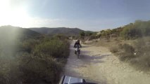 Piste de Saleccia Corse 2014 en moto