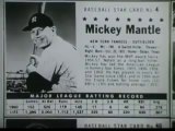 VINTAGE 1961 POST CEREAL AD ~ BUGS & YOSEMITE PLAYING BASEBALL & PROMOTING MICKEY MANTLE CARD