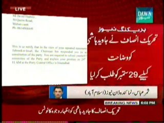 PTI suspends Javed Hashmi as party president