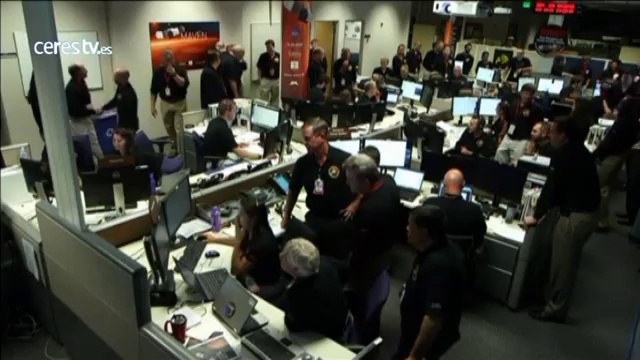 La sonda Maven entra en la órbita de Marte