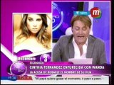 Cinthia Fernández enfurecida con Wanda Nara