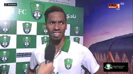 تصريح اللاعب سلمان المؤشر