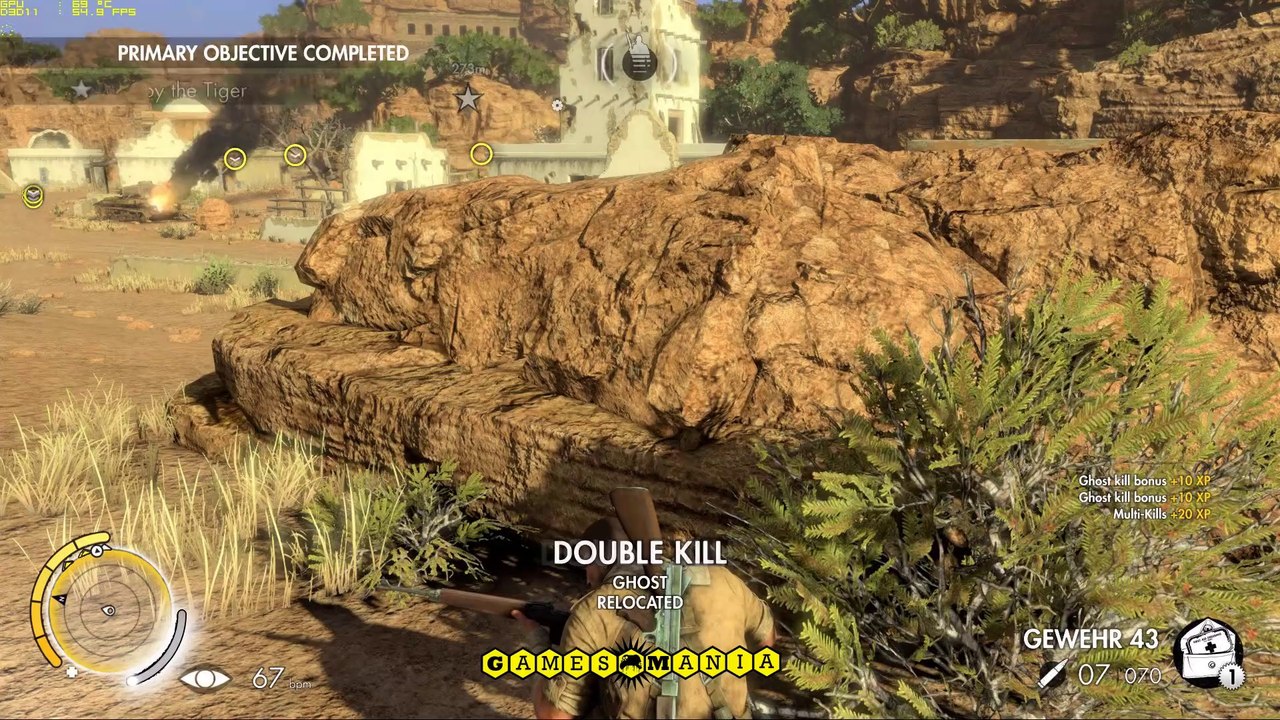 Sniper Elite 3 Tiger Destroyed