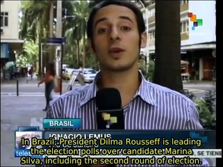 Dilma Rousseff leading polls in 1st and 2nd round of election
