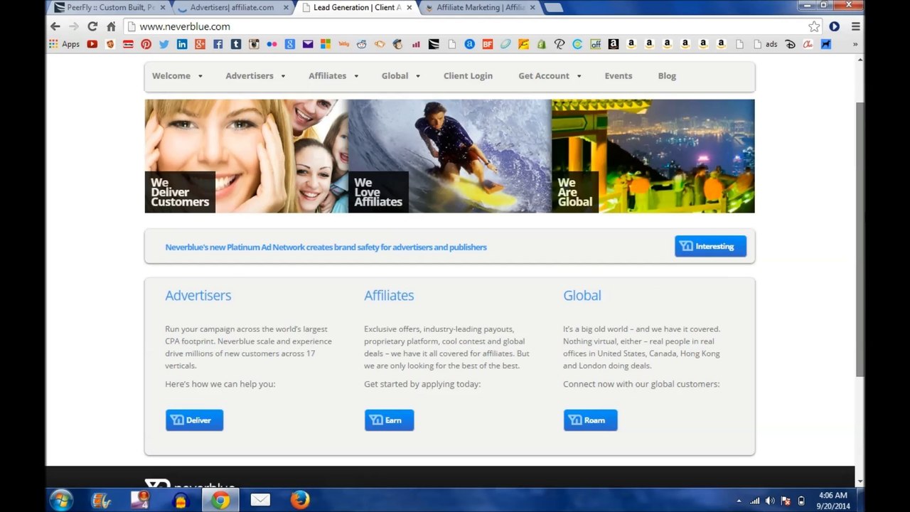 CPA networks and affiliate approval (cost per action)