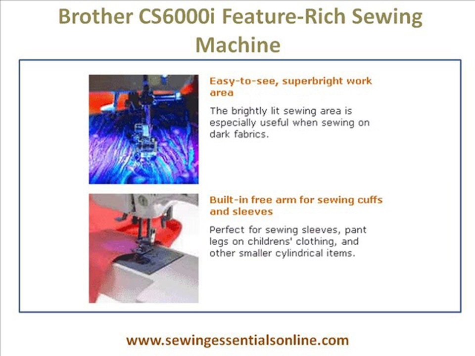 Brother CS6000i Feature Rich Sewing Machine