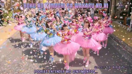 AKB48 - Kokoro no Placard.[SUB ESPAÑOL+KARAOKE]