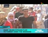 130,000 Syrian refugees entered Turkey last weekend
