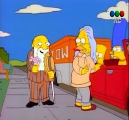 LOS SIMPSONS EL ABUELO TRAVESTI LATINO