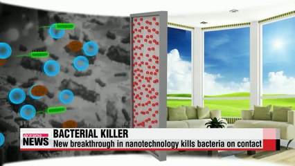 Silver nanotechnology kills bacteria