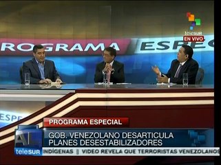 Venezuela: Torres llama a rechazar el terrorismo y construir la paz