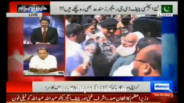 Klasra & Qazi- DG ISI can use his influence to eradicate Political Parties criminals from Karachi