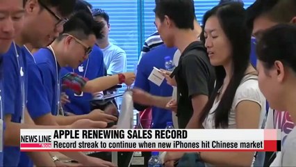 Apple's iPhone 6 series set new sales records