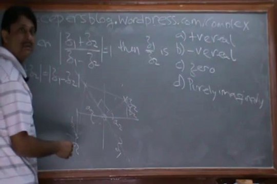 6 6 Complex Number-(z1+z2)by(z1-z2)=1 then z1 by z2 is 0 or purely imaginary 28