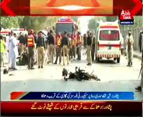 FC vehicle targeted in Peshawar, 3 killed