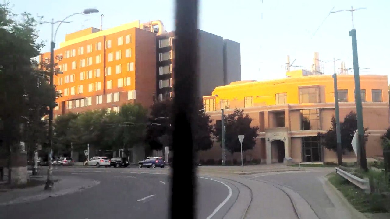 510 Spadina LRV streetcar - Round Trip - 800x Speed Run including strange modified audio (originally a silent video)