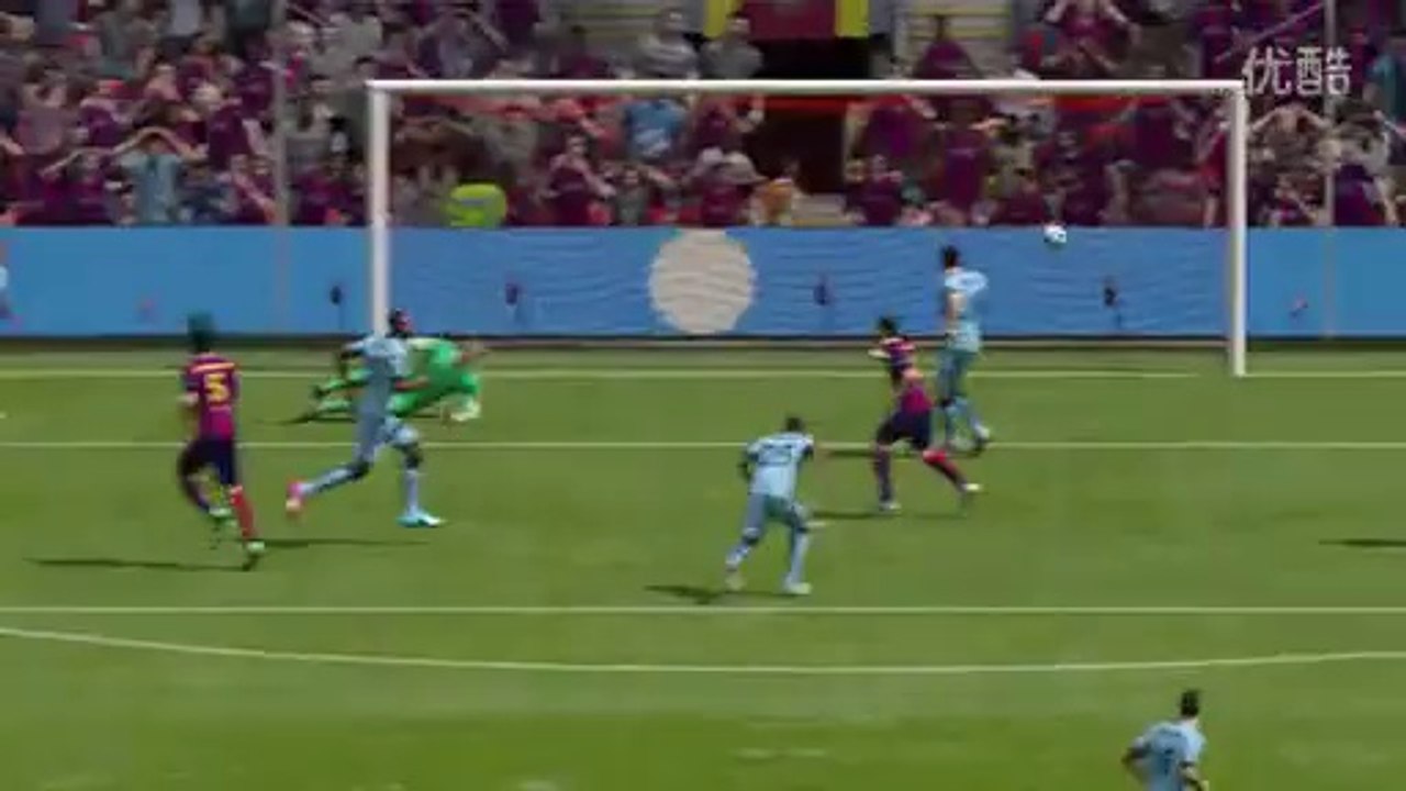 FIFA 15 DEMO légende Barcelone VS Manchester difficulté-01