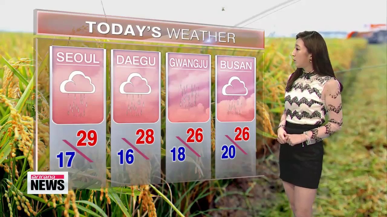 Clouds slowly move in, rain in the forecast