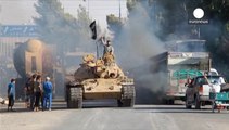 Luftschläge gegen IS: USA und Verbündete greifen Stellungen in Syrien an
