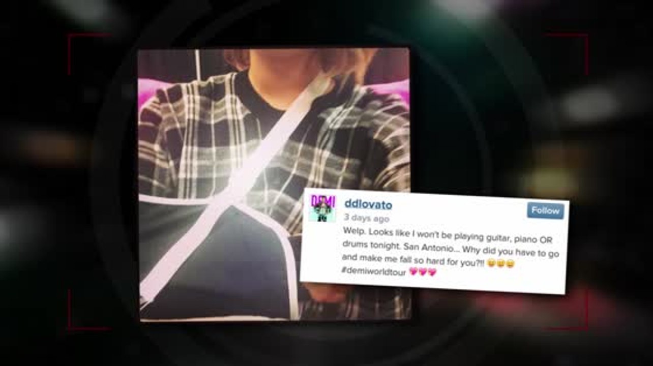 Demi Lovato verletzte sich während ihrer Welttour