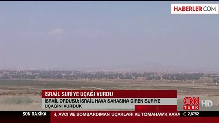 İsrail, Suriye Uçağını Düşürdü