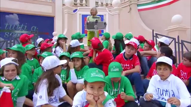 Roma - Saluto agli studenti del Ministro Stefania Giannini (22.09.14)