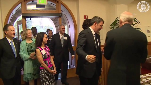 San Francisco (USA) - L'arrivo di Matteo Renzi (22.09.14)