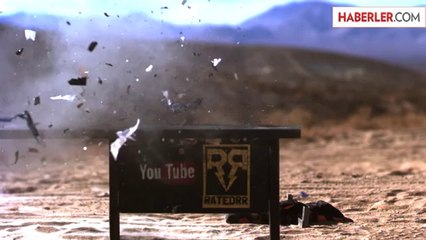 İphone 6 Plus'a Tüfekle Ateş Ederek Sağlamlığı Test Ediliyor