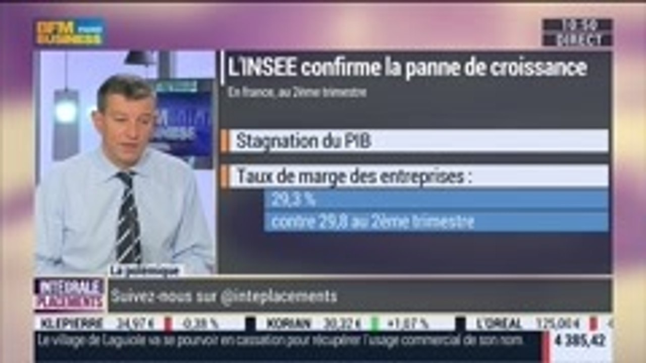 Nicolas Doze: Croissance nulle, l'Insee confirme la panne d'activité du printemps – 23/09