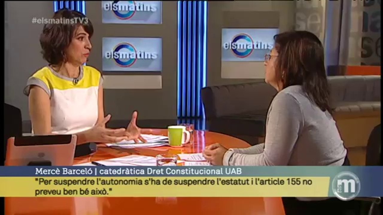 TV3 - Els Matins - Barceló: "La pregunta hauria de portar un preàmbul pel qual es justifiqui i se