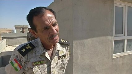 REPORTAGE - Sur la ligne de front avec les Peshmergas