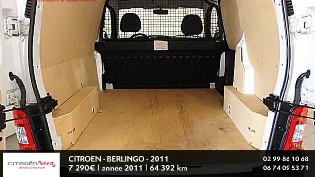 Annonce Occasion CITROëN Berlingo 1.6 HDi 75 FIRST 2011