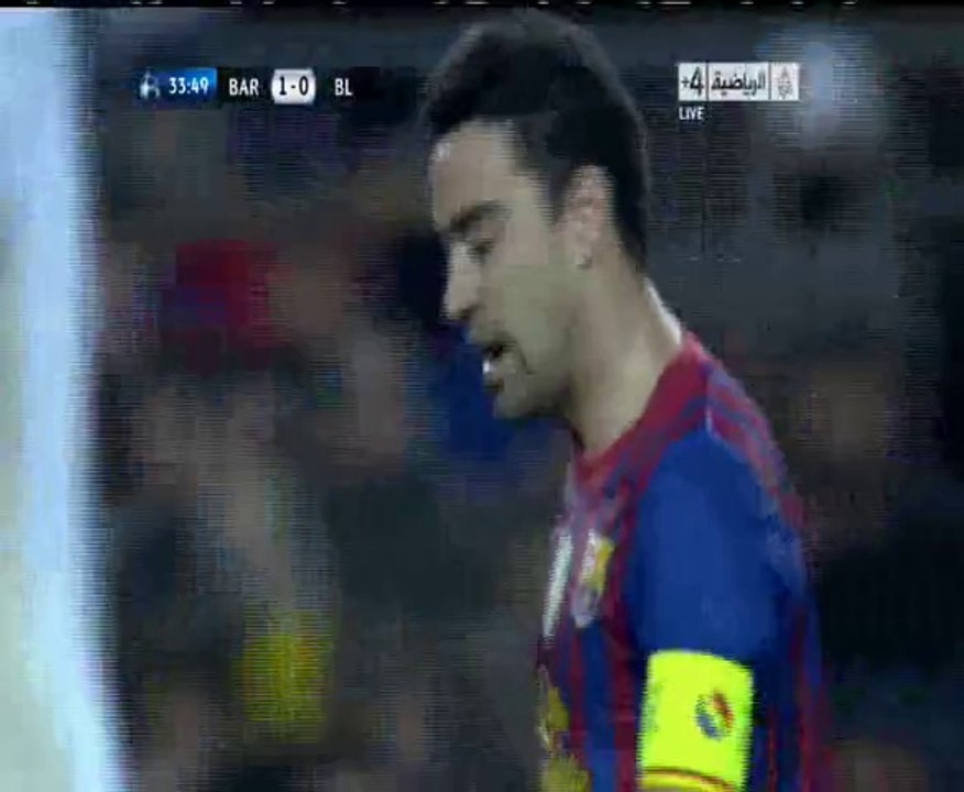 برشلونة 7-1 ليفركوزن الشوط الاول