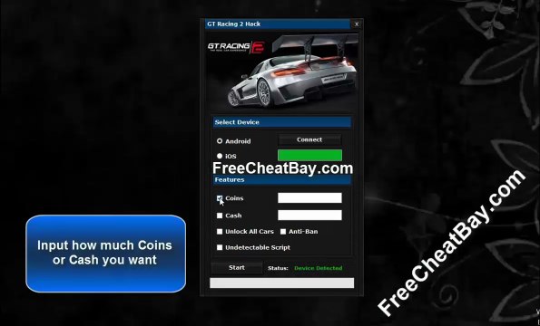 GT Racing 2 Hack Cheat Download Get Credits and Coins free Working 100% Android & iOS