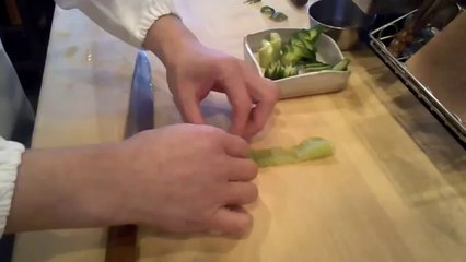 Chef Cutting Cucumber Will Amaze You. Such Skills!
