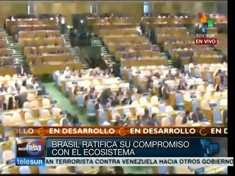 Brasil destacó sus acciones para disminuir cambio climático