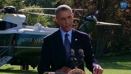 "This is not America's fight alone" - President Obama on fight against Islamic State