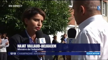 A Sedan pour dévoiler la nouvelle carte de l'Éducation Prioritaire - Reportage France3